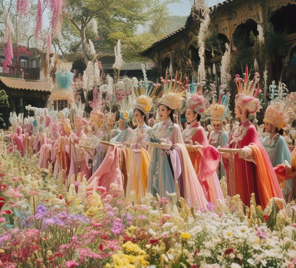 夸张的礼仪之大概，服务如春意